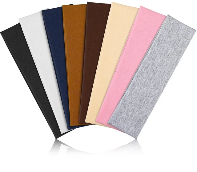 Main image of Yunaking Headbands for Women 8 Pack, Head Bands Stocking Stuffers for Women | Soft Non Slip Stretchy Fabric Hair Accessories Heaband for Yoga, Running, Workout, Daily Wear, Xmas Valentines Gift for Wo