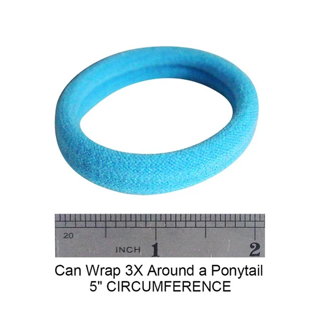 Alt view image 4 of 5 - Seamless Hair Bands, 100PCS Hair Ties Ponytail Holders Headband Scrunchies for Thick Hair No Crease Damage (Mix Colors)