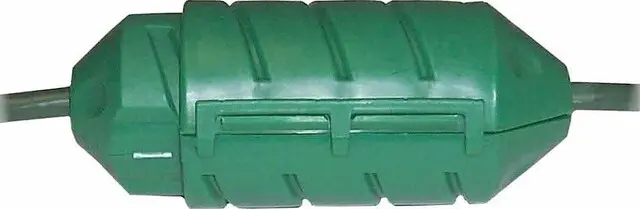 Main image of 2 Cord Connect Watertight Cord Lock, Green | Simple, practical, effective cord lock provides a secure, watertight connection for extension cords outdoors