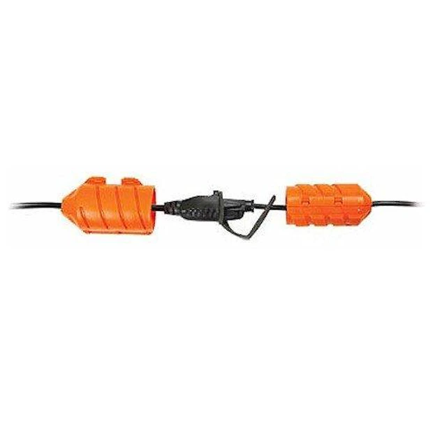 Alt view image 2 of 4 - 1 Cord Connect Watertight Cord Lock, Orange | Simple, practical, effective cord lock provides a secure, watertight connection for extension cords outdoors