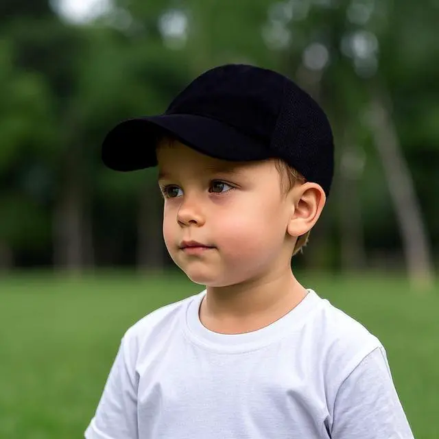 Alt view image 6 of 6 - Mesh Baby Baseball Cap with Mesh Toddler Infant Summer Sun Hat for Kids