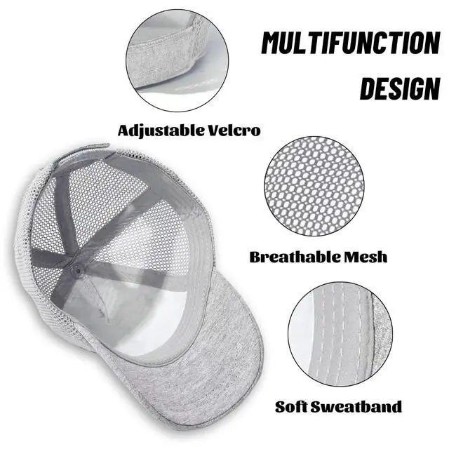 Alt view image 4 of 6 - Mesh Baby Baseball Cap with Mesh Toddler Infant Summer Sun Hat for Kids
