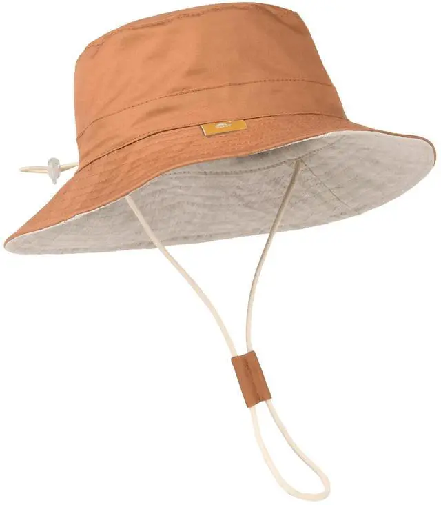 Main image of Baby Sun Hat for Boy Girl Toddler Summer Bucket Hat Kids Sun Protection Beach Hat Cotton Baby Hats