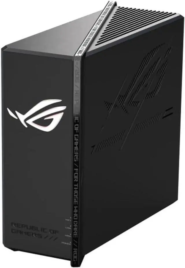 Main image of ASUS ROG Strix GS-BE18000 Tri-Band WiFi 7 Gaming Router (320 MHz Bandwidth, 4096-QAM, 8 x 2.5G Ports, Mobile Game Mode, Aura RGB, AiMesh, VPN, up to 300 m² Coverage)