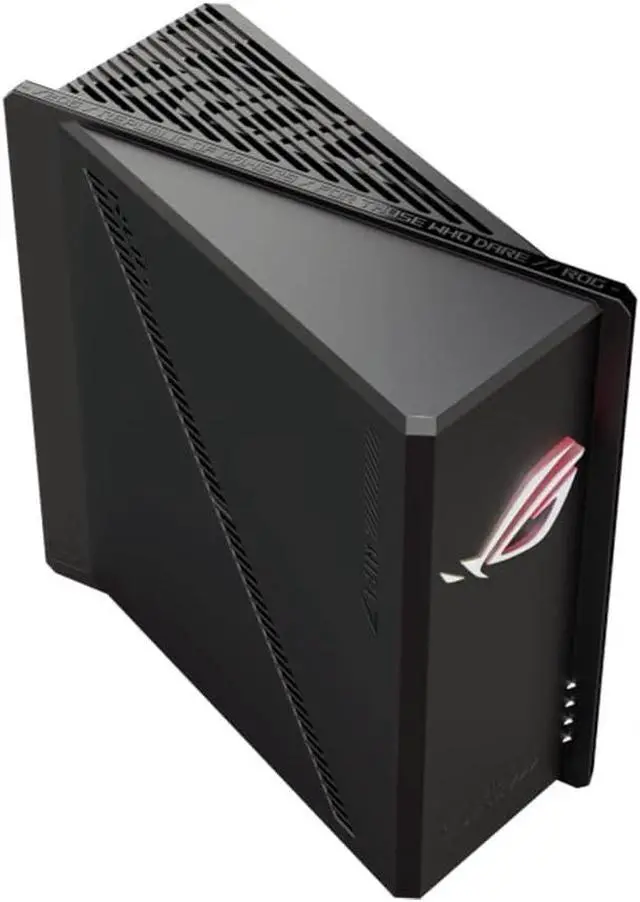 Alt view image 3 of 5 - ASUS ROG Strix GS-BE18000 Tri-Band WiFi 7 Gaming Router (320 MHz Bandwidth, 4096-QAM, 8 x 2.5G Ports, Mobile Game Mode, Aura RGB, AiMesh, VPN, up to 300 m² Coverage)