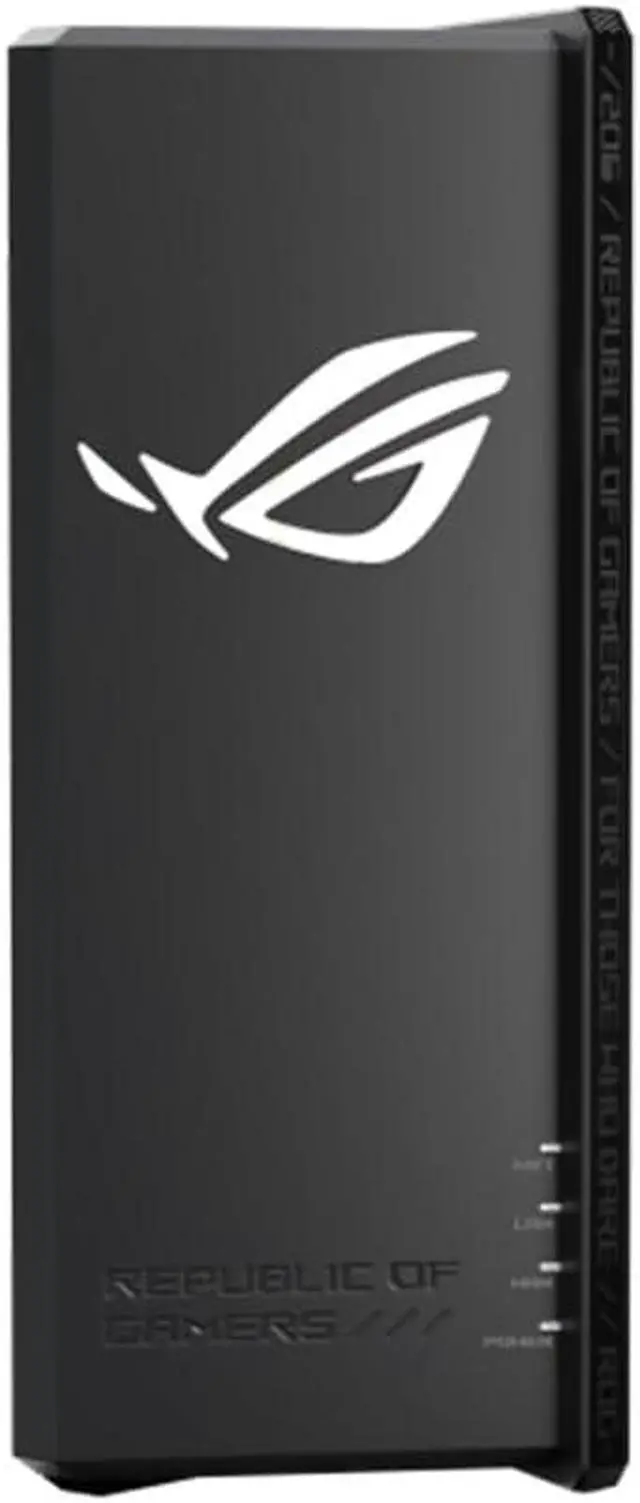 Alt view image 5 of 5 - ASUS ROG Strix GS-BE18000 Tri-Band WiFi 7 Gaming Router (320 MHz Bandwidth, 4096-QAM, 8 x 2.5G Ports, Mobile Game Mode, Aura RGB, AiMesh, VPN, up to 300 m² Coverage)
