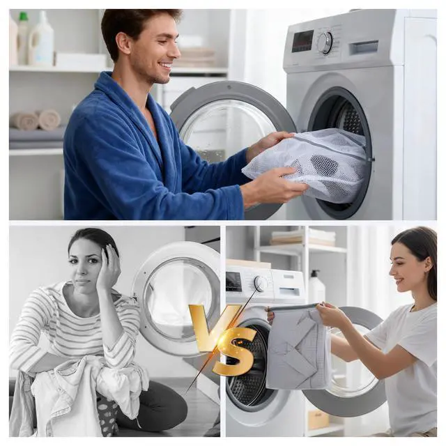 Alt view image 6 of 7 - 4Pcs Mesh Laundry Bags for Delicates 30x20cm Small Mini Durable Lingerie Bags for Washing Machine Delicates Laundry Bag for Lingerie Underwear Socks Baby Clothes Travel 11.8 x 7.87 Inches
