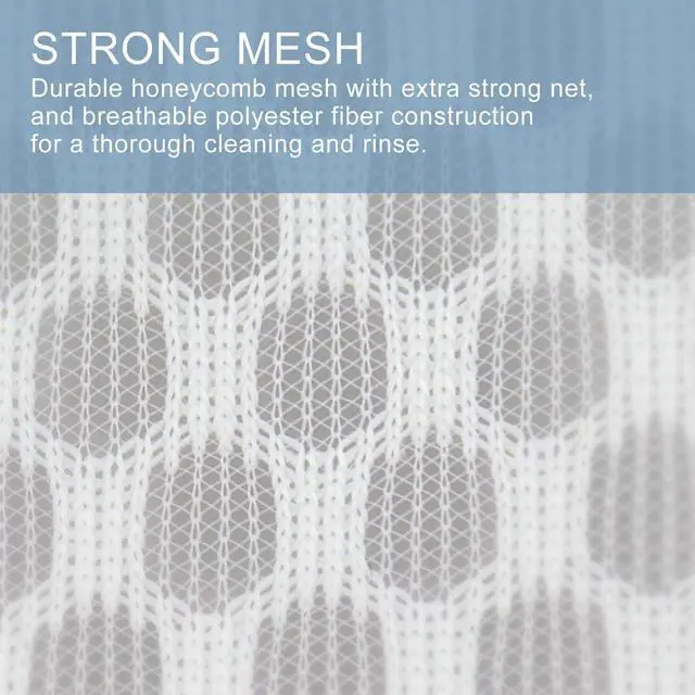 Alt view image 3 of 6 - Mesh Laundry Bags for Delicates,Durable Zipper Wash Bags for Delicates, Lingerie, Bras, Underwear, Baby Clothes - Protect Garments in Washing Machine, 5-Piece Set (3 sizes)