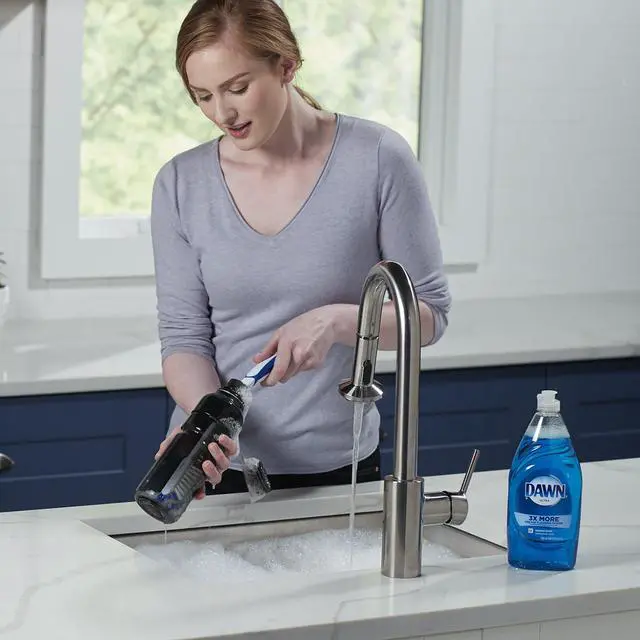 Alt view image 5 of 6 - Hydration Cleaning Kit, Bottle Brush and Straw Brush, Water Bottles, Coffee Mugs, Baby Bottles