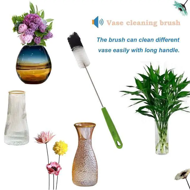 Alt view image 5 of 7 - 2 Pack 16" Water Bottle Brush for Cleaning, Dokpod Long Handle Bottle Cleaner Brush, Narrow Bottle Scrubber Brush, Hummingbird Feeder Cleaning Brushes, Cup Cleaner Brush, Meat Grinder Brush, for Pipe