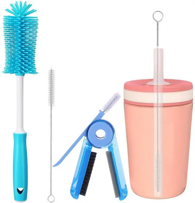 Main image of 3 PCS Water Bottle Cleaner Brush Set for Zak 12 oz/15 oz,Multifunctional Bottle Brush and Long Straw Cleaner Brush,Cleaning Kit for Zak Tumbler Cup Accessories