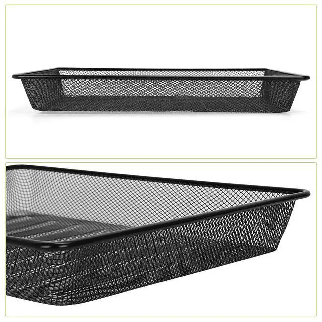 Alt view image 6 of 7 - Desk Metal Mesh Basket, Paper Letter Trays Organizer for Office Home