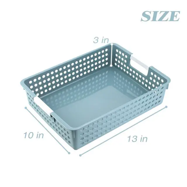 Alt view image 2 of 7 - Turn in Trays Classroom, 4Pcs Paper Trays for Classroom, Book Baskets for Library, Drawers, Office, Home