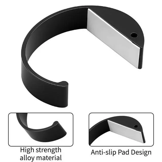 Alt view image 3 of 7 - Purse Hook for Table-2PCS Heavy Duty Bag Hangers for Desk,High-Strength Alloy Materials Purse Holder for Desk,Bags, Umbrellas, Keys, Cups,Headphone(C Shape)