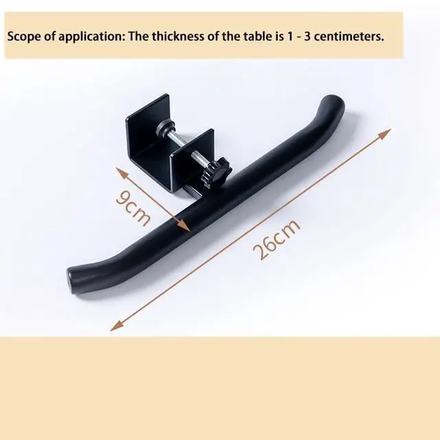 Alt view image 4 of 5 - Backpack Hanger for Desk Table Clamp-on Bag Hook for Office Classroom, Adjustable Under Desk Backpack Holder Organizer, Easy Installation Purse Hanger Hook for Storage Black