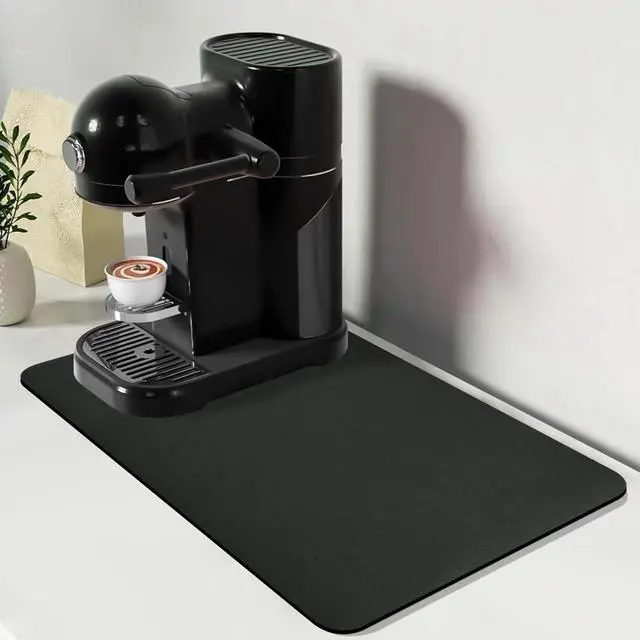 Main image of Coffee Mat, Coffee Bar Mat, Dish Drying Mat, Kitchen Counter Mat