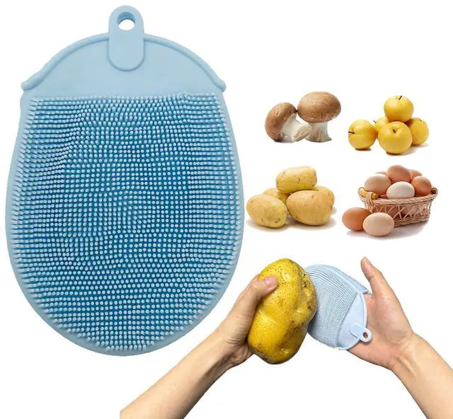 Main image of Vegetable Brush Vegetable Scrubber for Food - Vegetable Cleaner Potato Scrubber Brush Veggie Brush Vegetable Scrubber Potato Brush Veggie Scrubber