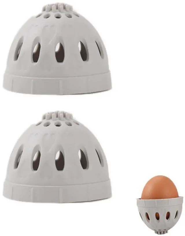 Main image of 2 Pack Egg Washer Egg Brush Rotating Scrabber Chicken Coop Remover Cleaning Tool Silicone Egg Cleaner for Farm Fresh Eggs Backyard Chickens Duck Egg Washing Eggs Potatoes