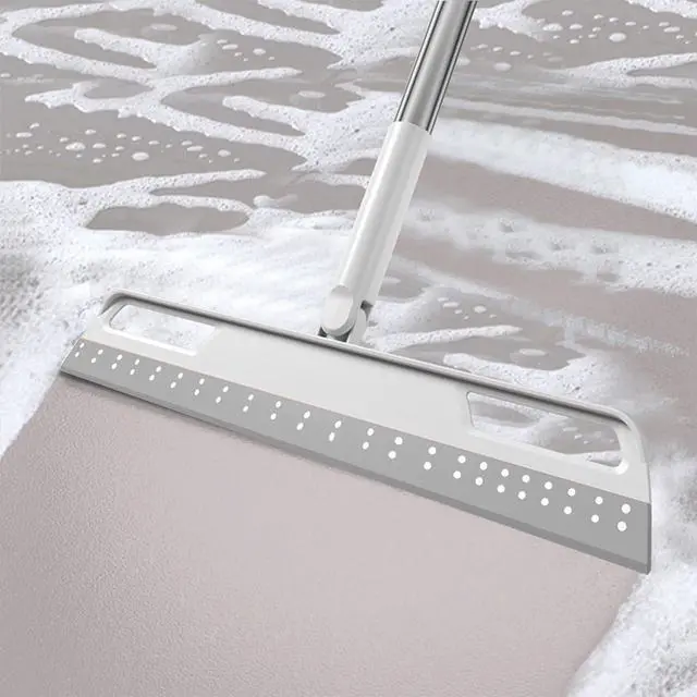 Alt view image 3 of 6 - Multifunction Magic Broom, Extended Indoor Detachable,3-in-1 Sweeper Removing Dust Liquid Hair, Adjustable Floor Squeegee,Magic Broom as seen on tvGray