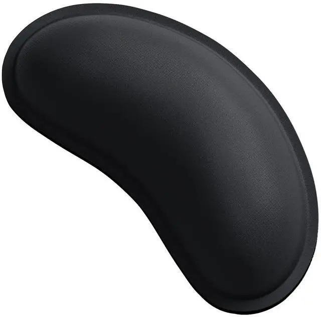 Main image of Mouse Wrist Rest, Ergonomic Memory Foam Mouse Wrist for Computer Desk Mats Support, PU Leather Hand Rest Pad Cushion for Gaming, Laptop, Men, Women, Pain Relief & Easy Typing, Black