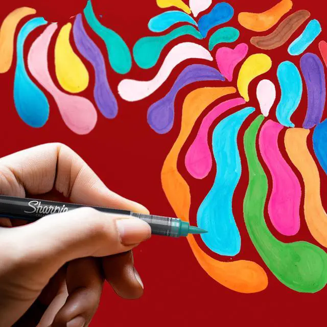 Alt view image 5 of 7 - Acrylic Marker, Round Tip, 2 Pieces Bls