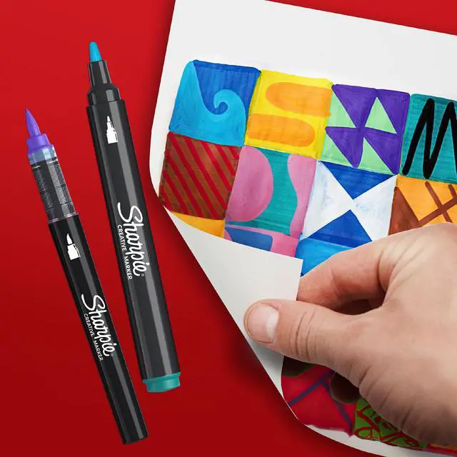 Alt view image 3 of 7 - Acrylic Marker, Round Tip, 2 Pieces Bls