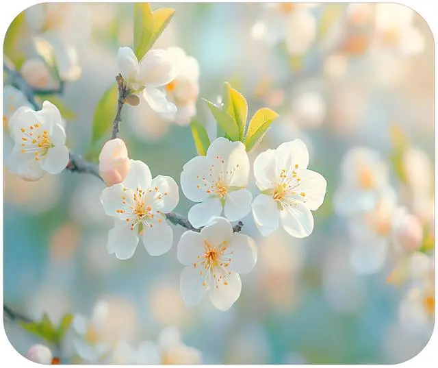 Main image of Spring Season Mouse Pad Mat Mousepad for Desk Computer Laptop PC Gaming Home or Office Gift (Bloom MP86)