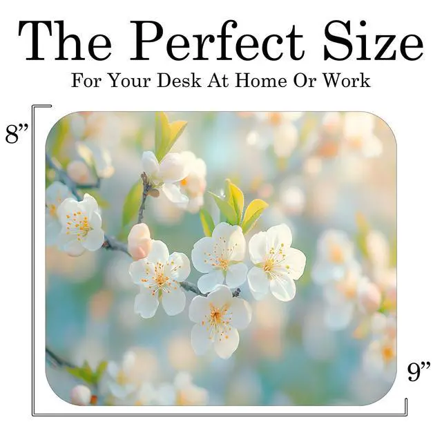 Alt view image 3 of 5 - Spring Season Mouse Pad Mat Mousepad for Desk Computer Laptop PC Gaming Home or Office Gift (Bloom MP86)