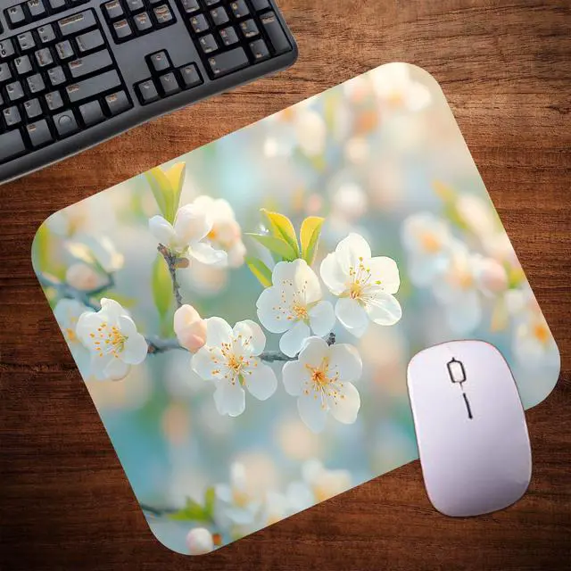 Alt view image 4 of 5 - Spring Season Mouse Pad Mat Mousepad for Desk Computer Laptop PC Gaming Home or Office Gift (Bloom MP86)
