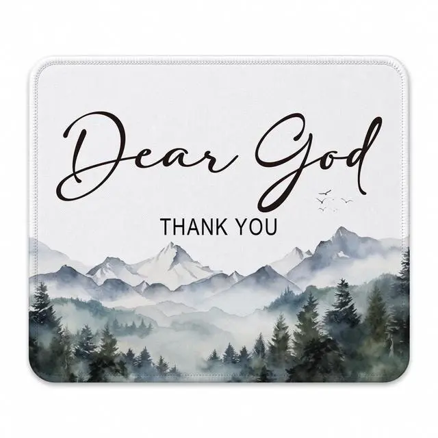 Main image of Christian Inspirational Mouse Pad,Christian Gifts for Women,Religious Gifts Non-Slip Rubber Base Mousepads for Home Office Dorm Desk Decor,9.5x7.9 inches