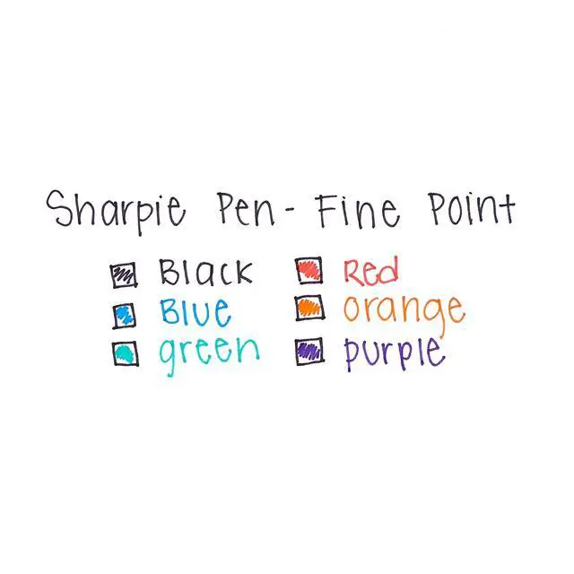 Alt view image 5 of 6 - Pen, Fine Point, 6-Pack, Assorted Colors (1924215)