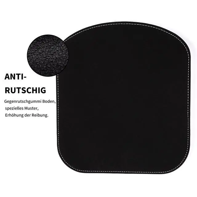 Alt view image 5 of 5 - Brown Office Square Leather Mouse Pad with Wrist Rest Non-Slip Design, Business Style Gaming PU Mousepad for Learners, Workers &Computer Users.