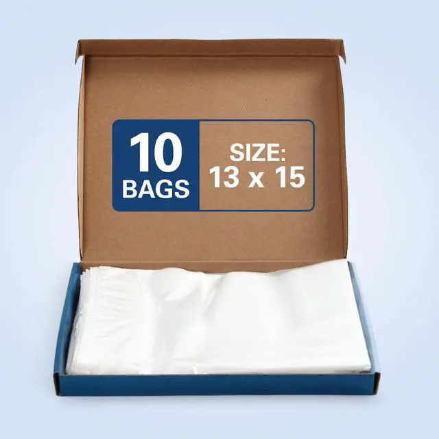Alt view image 3 of 7 - Food Storage Bags, 2 Gallon Freezer Bags 13"x15" for Pantry and Meal Prep, Disposable Food Storage Bags for Parties and Events, Heavy Duty Bag with Slider Closure for Easy Sealing