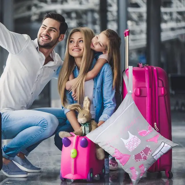 Alt view image 3 of 7 - 2 Pack Large Travel Laundry Bags, Large Wet Dry Waterproof Dirty Clothes Bag for Suitcase, Swimsuit Beach Gym College Dorm Wet Bag(Dress Style)