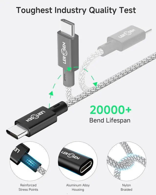 Alt view image 7 of 7 - 2 Pack Lightning to USB C Adapter, Fast Charging & Data Sync Adapter for iPhone 17 16 15 Pro Max Plus to USB-C, Compatible with Samsung S25/S24/S23, Not for Audio/OTG (Black)