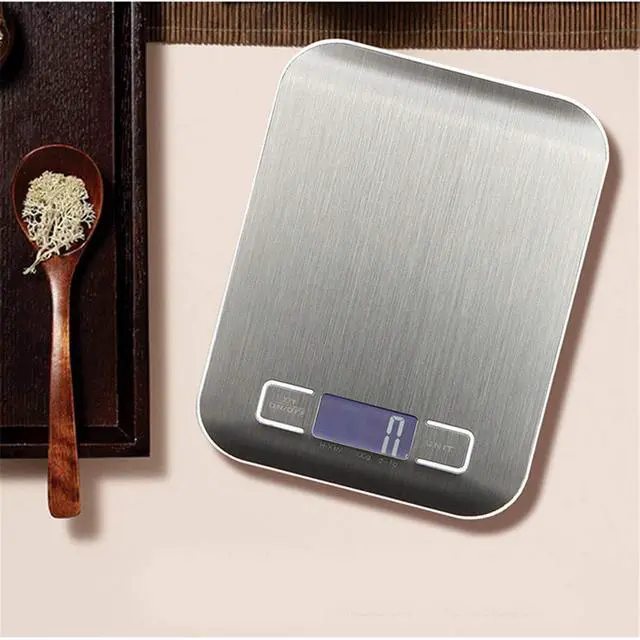 Alt view image 5 of 7 - 1g/10kg Household Kitchen Scale Electronic Food Scales Diet Scales Measuring Tool Slim LCD Digital Electronic Weighing Scale
