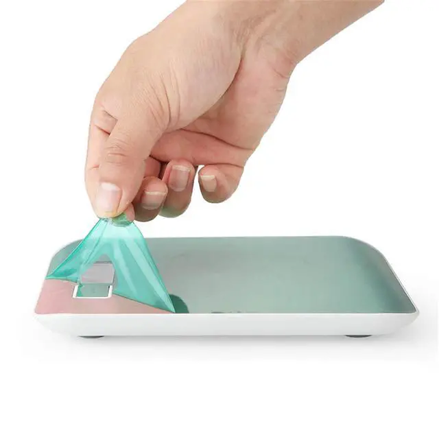 Alt view image 6 of 7 - 1g/10kg Household Kitchen Scale Electronic Food Scales Diet Scales Measuring Tool Slim LCD Digital Electronic Weighing Scale