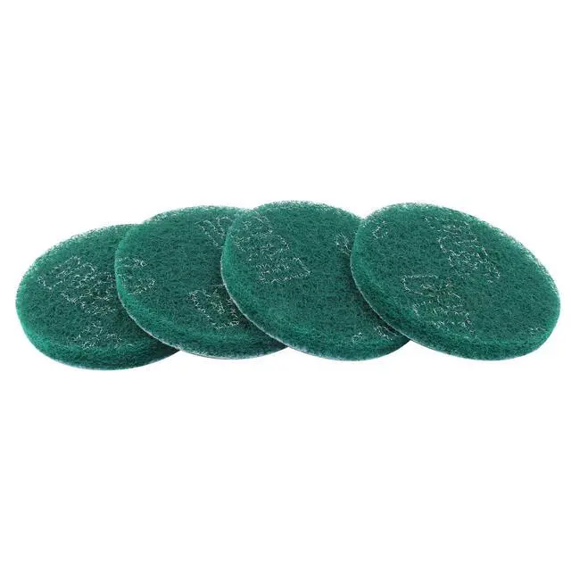 Alt view image 4 of 5 - 8Pcs Scrub Pads Round Scrubber Scouring Pads Abrasive Scuffing Tool