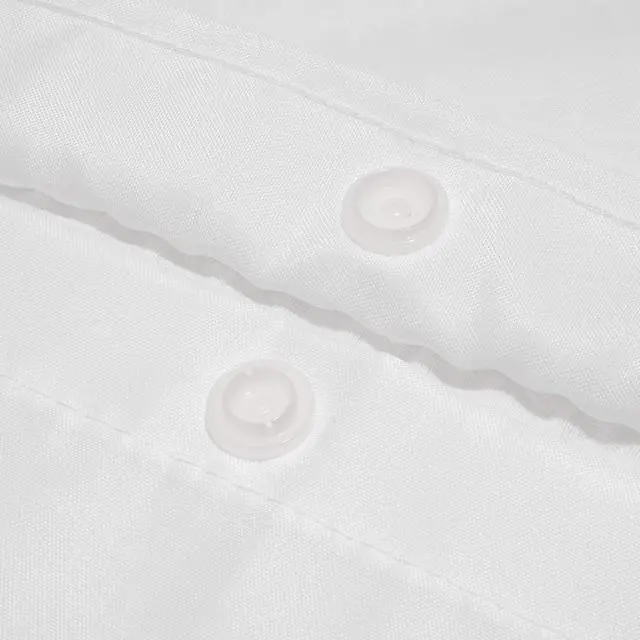 Alt view image 2 of 7 - Fabric Snap in Shower Curtain Liner Replacement White, 70x54