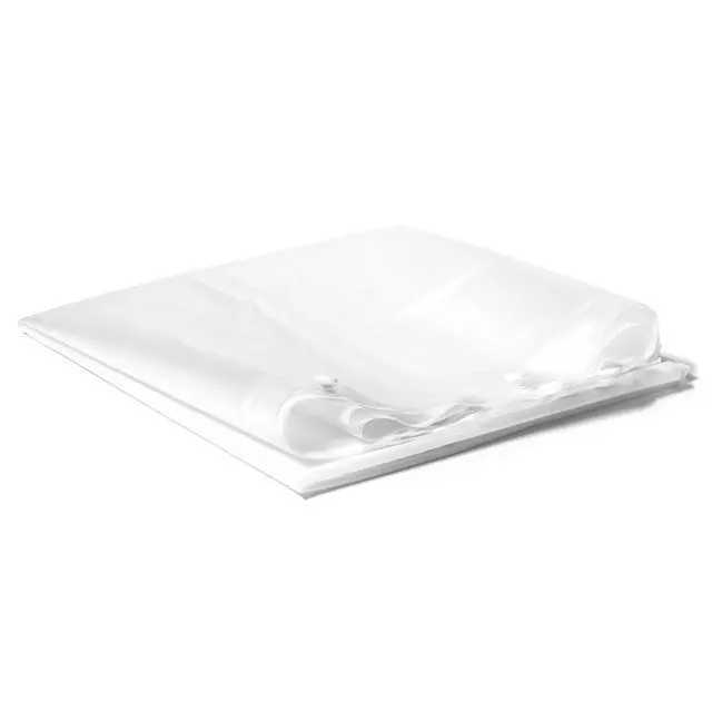 Alt view image 2 of 6 - It's A Snap! Plastic PEVA Snap-In Replacement Shower Curtain Liner for Hookless Curtain with No Sheer Window, 70" x 69", Water-Repellent, Easy Install, Frost