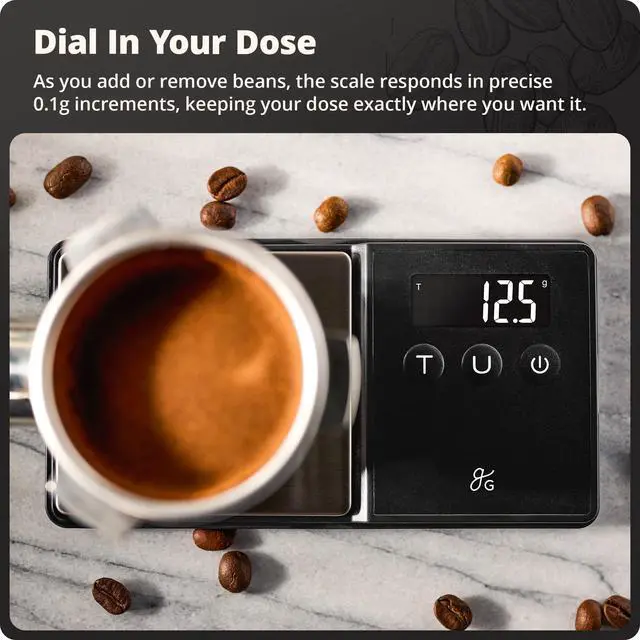 Alt view image 3 of 7 - Digital Espresso Scale with 0.1g Precision, 750g Capacity