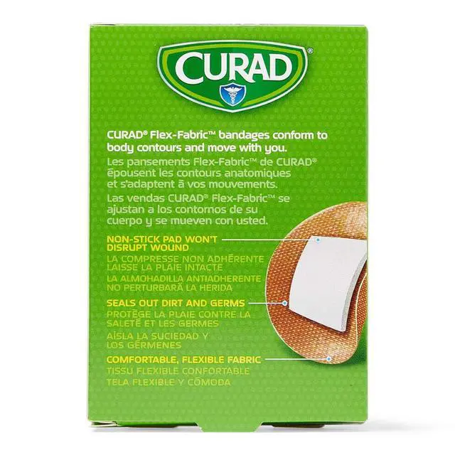 Alt view image 4 of 7 - Curad Flex Fabric Spot Adhesive Bandages, Bandage Diameter is 7/8" (Box of 100)
