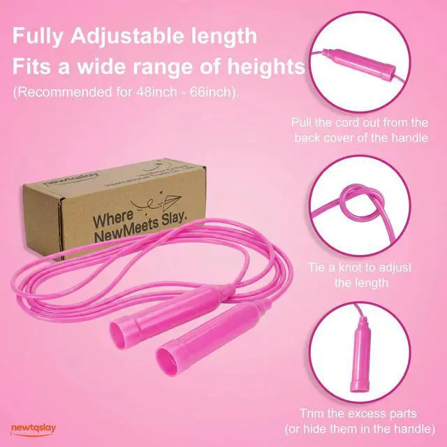 Alt view image 2 of 5 - 5-Pack Soft PVC Colorful Jump Ropes - Gentle Fitness for Home & Gym, Non-Slip Handles, Quiet Use on Floors