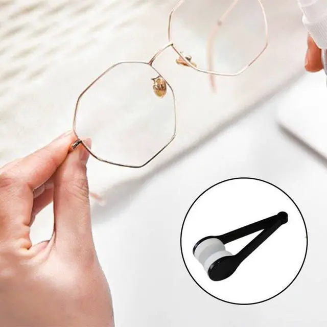 Alt view image 3 of 5 - 12PCS Eyeglass Cleaner, Mini Microfiber Cloths and Brush for Sunglasses, Eyewear and Reading Glasses