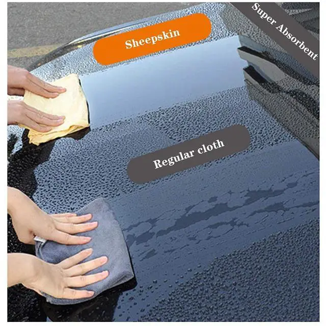 Alt view image 5 of 6 - Chamois Cloth,(7"x6"Pack of 5),Natural Leather,Eyeglasses Cloths,Suitable for Glasses, Jewelry,Piano, Musical Instruments,Phone Computer TV,Tableware,Cars,Camera,etc.