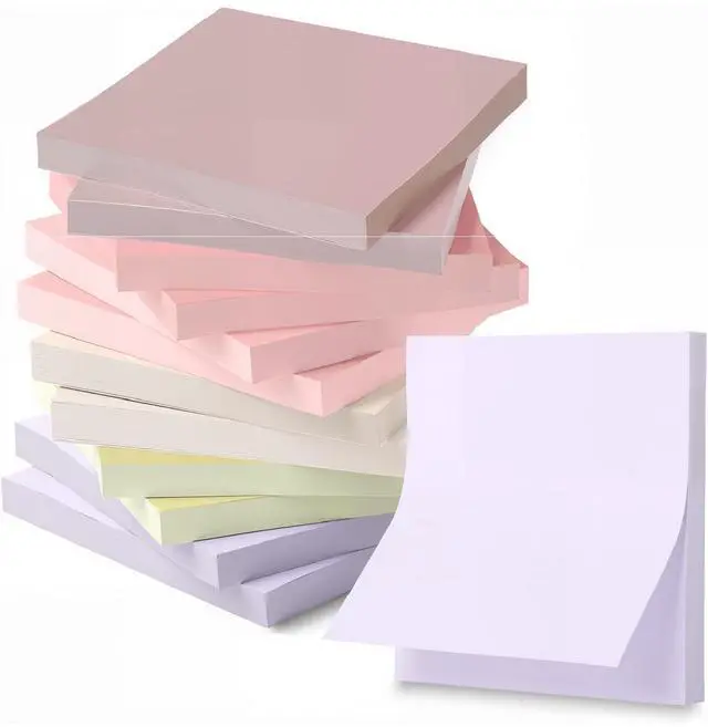 Main image of Sticky Notes, 3"x3", 12 Pads, 600 Sheets, Blooming Reverie