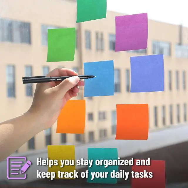 Alt view image 3 of 5 - Sticky Notes, 3"x3", 15 Pads, 675 Sheets, Pastel Colors