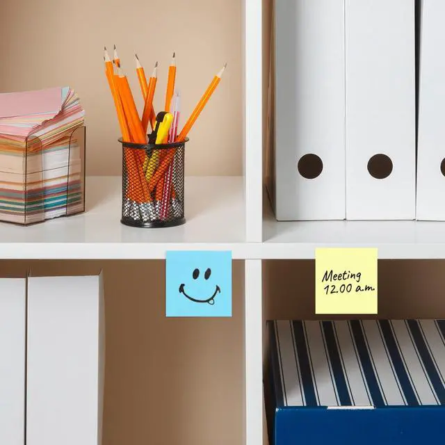 Alt view image 6 of 6 - Sticky Notes, 3"x3", 12 Pads, 720 Sheets, Pastel Colors