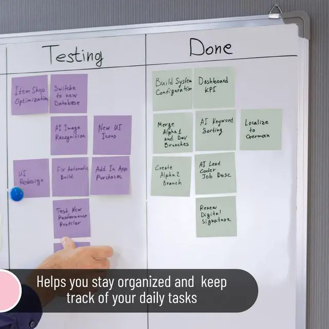 Alt view image 5 of 7 - Sticky Notes, 3"x3", 12 Pads, 600 Sheets, Colorful