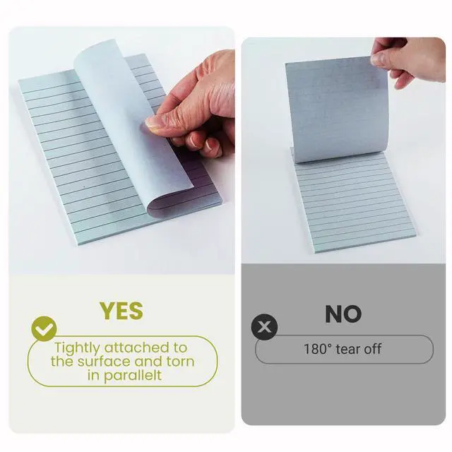 Alt view image 6 of 7 - 12 Pack Lined Sticky Notes in Retro Colors,Sticky Note Pads 4x6 in,Sticky Notes with Lines, Self-Stick Note Pads, Large Rectangular Post it Notes for Office, Home, School, Meeting,30 Sheets/Pad